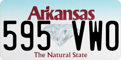 AR license plate 595VWO