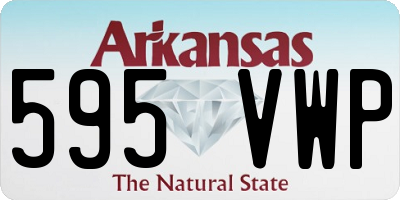 AR license plate 595VWP