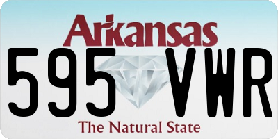AR license plate 595VWR