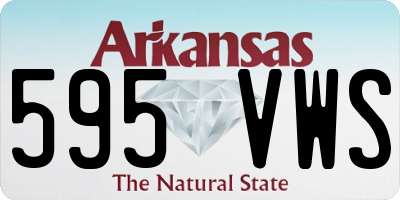 AR license plate 595VWS