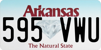 AR license plate 595VWU