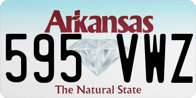 AR license plate 595VWZ