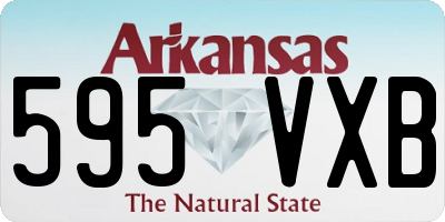 AR license plate 595VXB