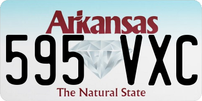 AR license plate 595VXC