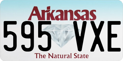 AR license plate 595VXE