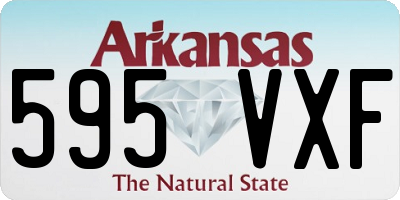 AR license plate 595VXF