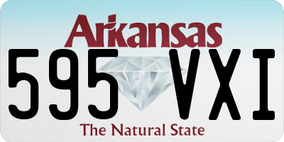AR license plate 595VXI