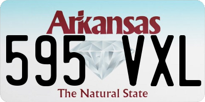 AR license plate 595VXL