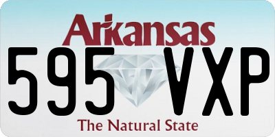AR license plate 595VXP
