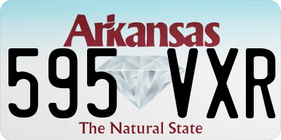 AR license plate 595VXR