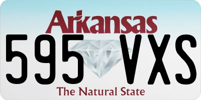 AR license plate 595VXS
