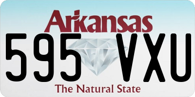 AR license plate 595VXU