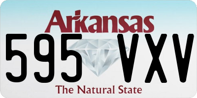 AR license plate 595VXV