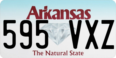 AR license plate 595VXZ