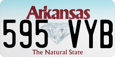 AR license plate 595VYB