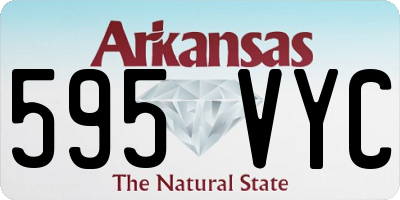 AR license plate 595VYC