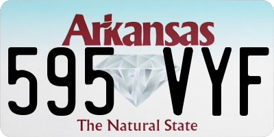 AR license plate 595VYF