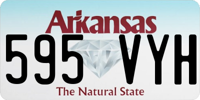 AR license plate 595VYH