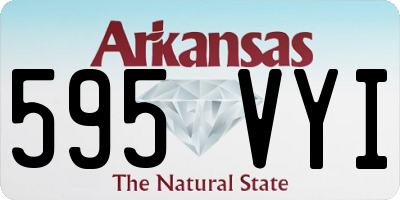 AR license plate 595VYI