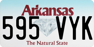 AR license plate 595VYK