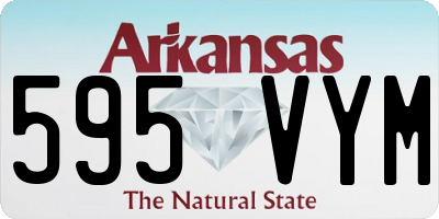 AR license plate 595VYM