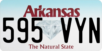 AR license plate 595VYN