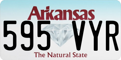 AR license plate 595VYR