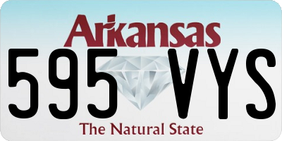 AR license plate 595VYS