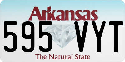 AR license plate 595VYT