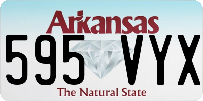 AR license plate 595VYX