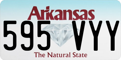 AR license plate 595VYY