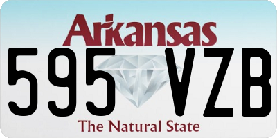 AR license plate 595VZB