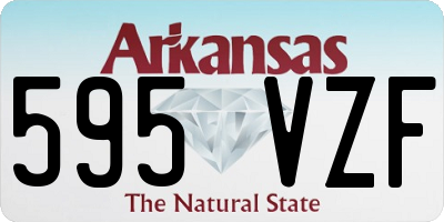 AR license plate 595VZF