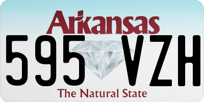 AR license plate 595VZH