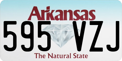 AR license plate 595VZJ