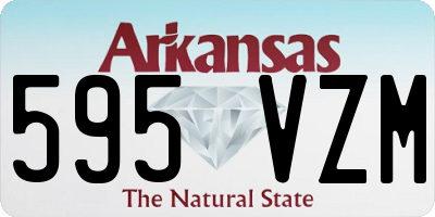 AR license plate 595VZM