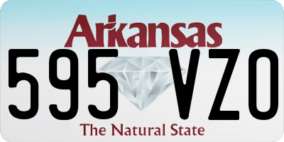 AR license plate 595VZO