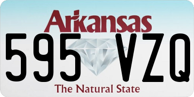 AR license plate 595VZQ