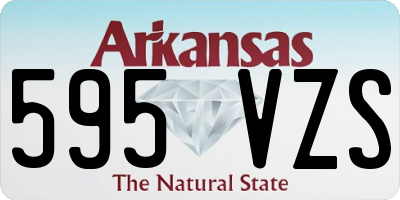 AR license plate 595VZS