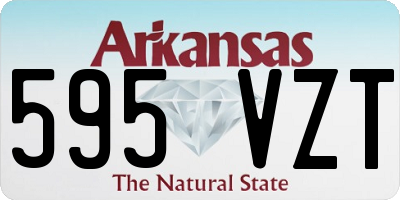 AR license plate 595VZT