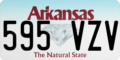 AR license plate 595VZV