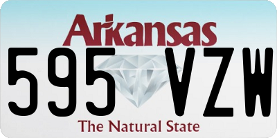 AR license plate 595VZW