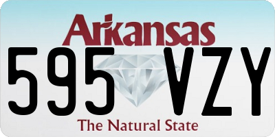 AR license plate 595VZY