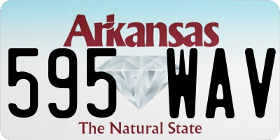 AR license plate 595WAV