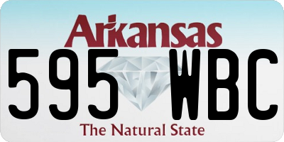 AR license plate 595WBC