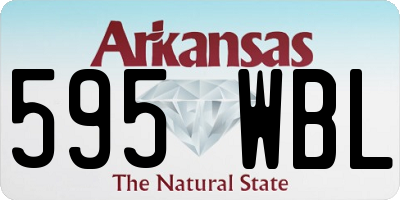 AR license plate 595WBL