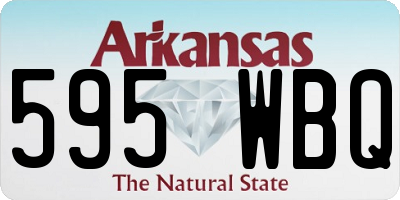 AR license plate 595WBQ