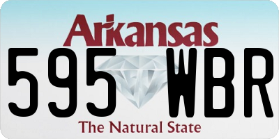 AR license plate 595WBR