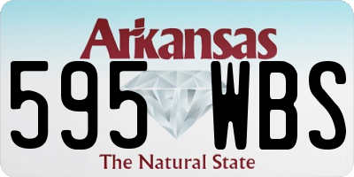 AR license plate 595WBS