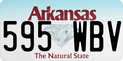 AR license plate 595WBV